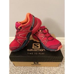 Salomon speedcross girl shoes size 13